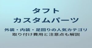 タフト カスタムパーツ アイキャッチ