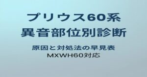 プリウス60系 異音部位別診断
