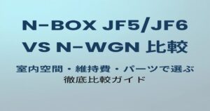 N-BOX JF5/JF6 vs N-WGN 徹底比較のアイキャッチ画像