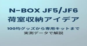 N-BOX JF5/JF6 荷室収納アイデアのアイキャッチ画像