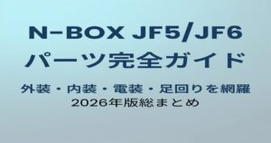 N-BOX JF5/JF6 カスタムパーツ完全ガイドのアイキャッチ画像