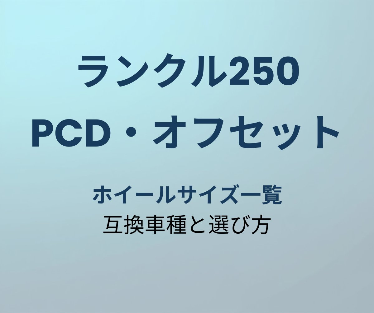 ランクル250 PCD オフセット