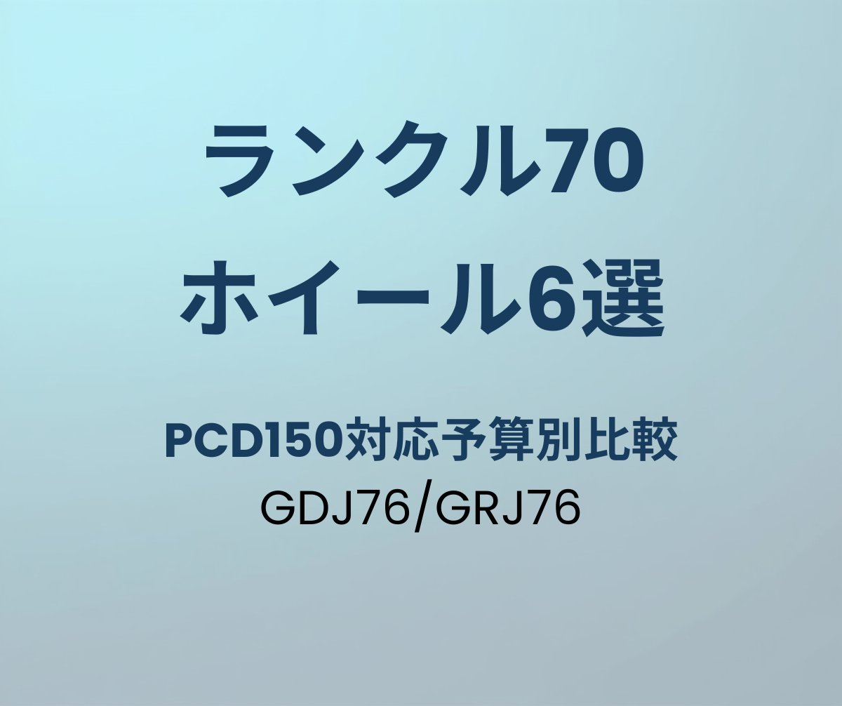 ランクル70 ホイールおすすめ6選