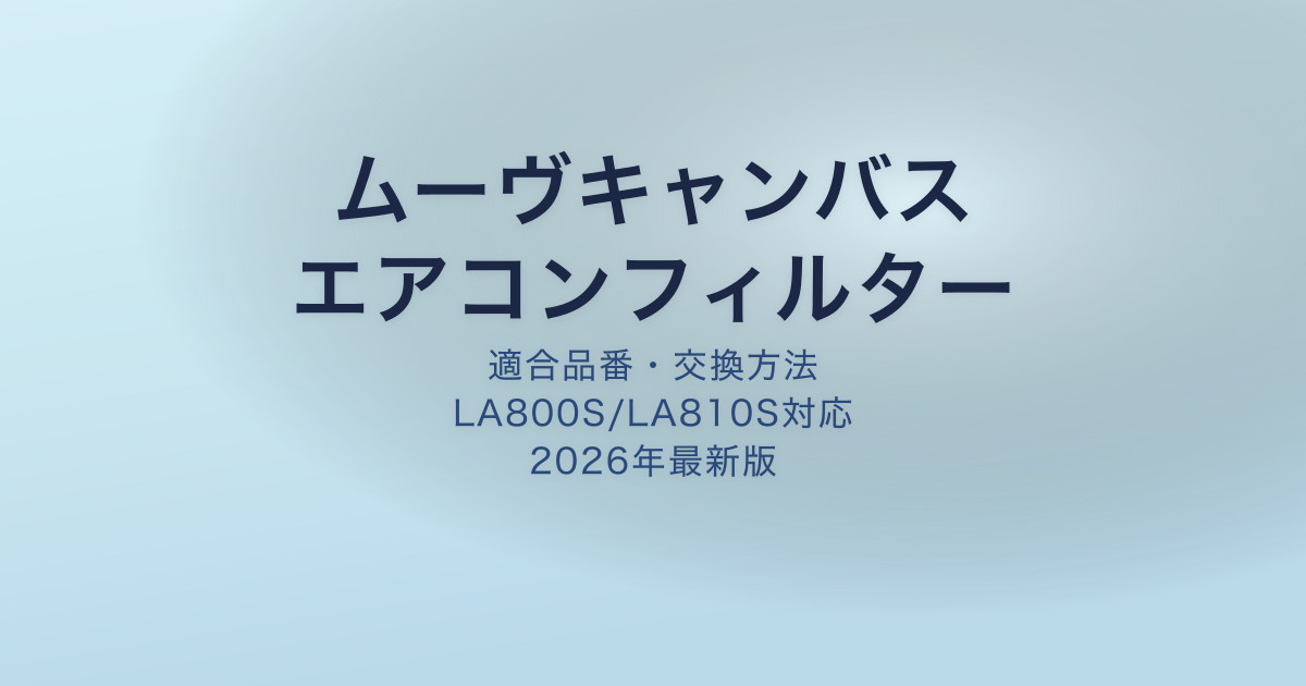 ムーヴキャンバス エアコンフィルター アイキャッチ